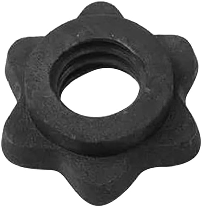 4Pcs Spinlock Collars, 1 Inch Dumbbell Hex Nut Barbell Spin-Lock Collars Screw C