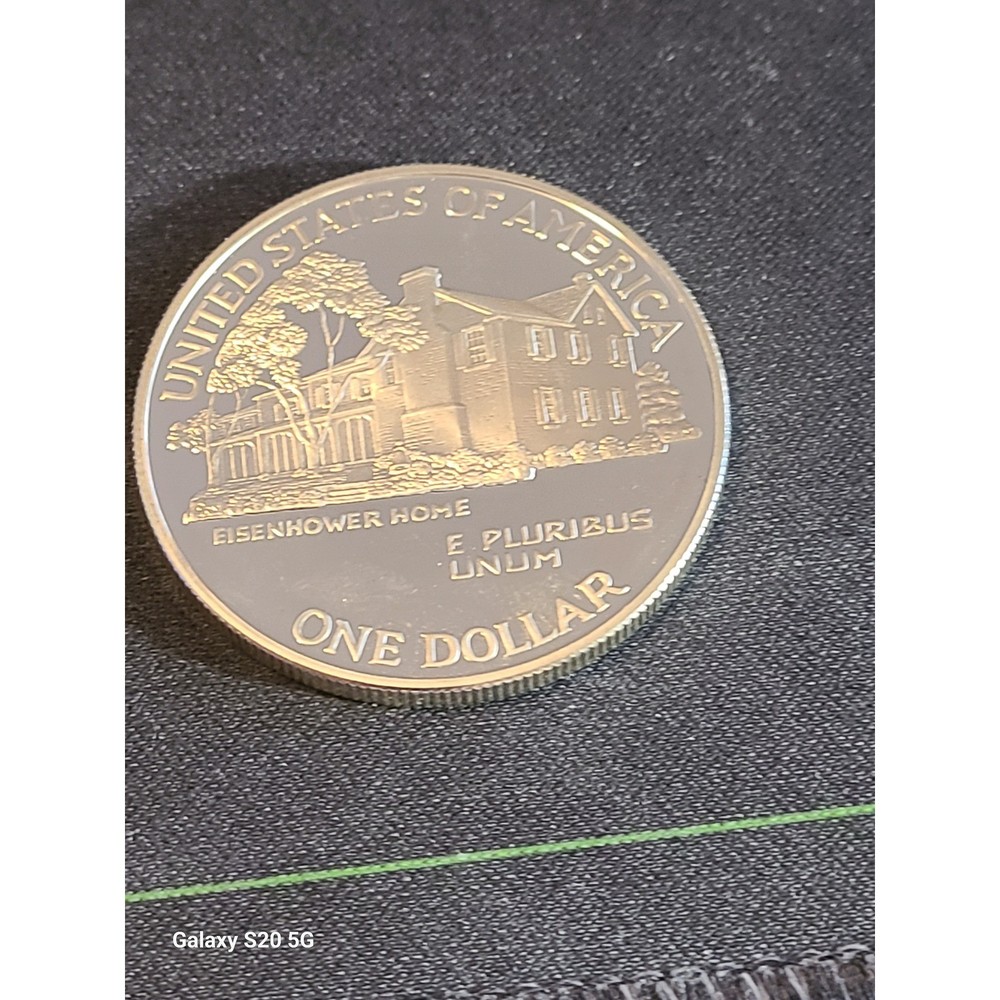 1890-1990 P Centennial Eisenhower Dollar 90 Silver Proof Coin Mint State