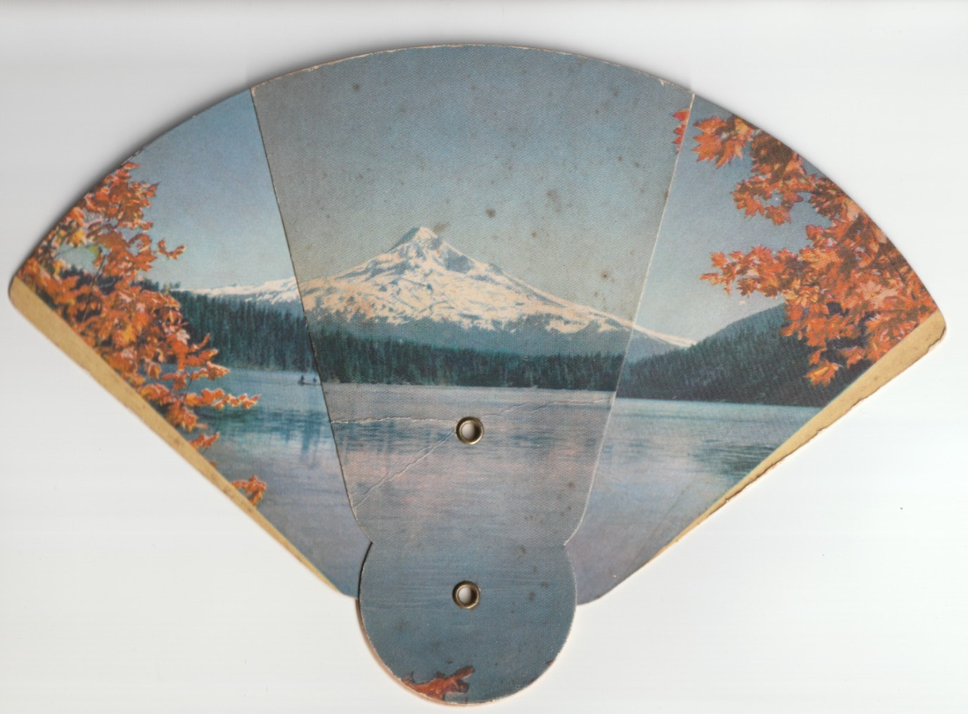 Vintage 1950's-60s W STEWART FUNERAL HOME Handheld FAN~3324 Monroe St/AUBURNDALE