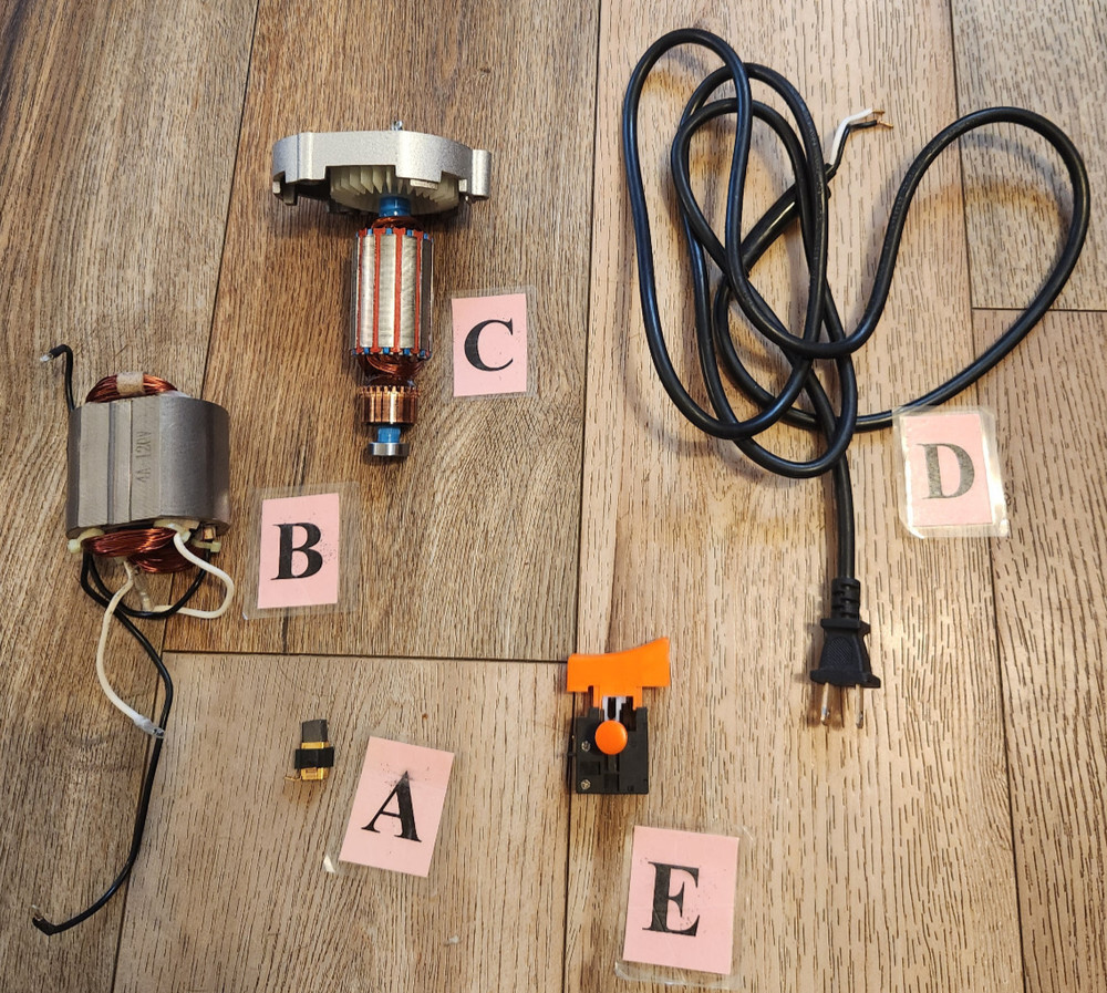 Replacement parts for WEN 3670 Shears Variable Speed  (L)