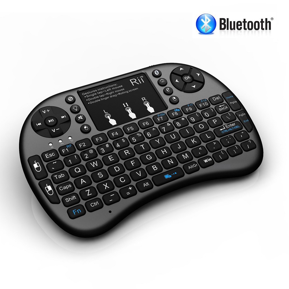 Rii i8+ Bluetooth Mini Keyboard Backlit Touchpad PC/Mac/Android FREE SHIPPING US
