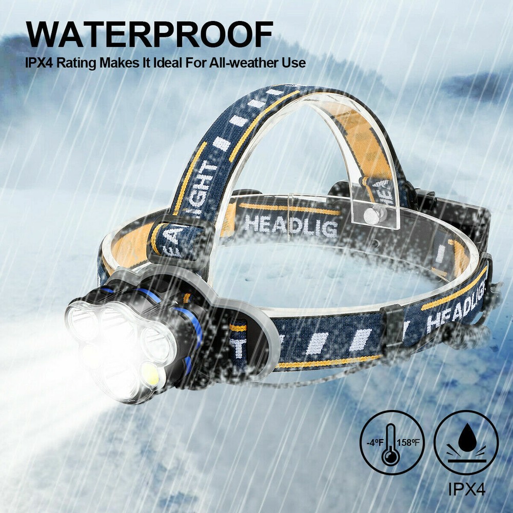 Super Bright 7 LED Headlamp Headlight Flashlight Head Torch