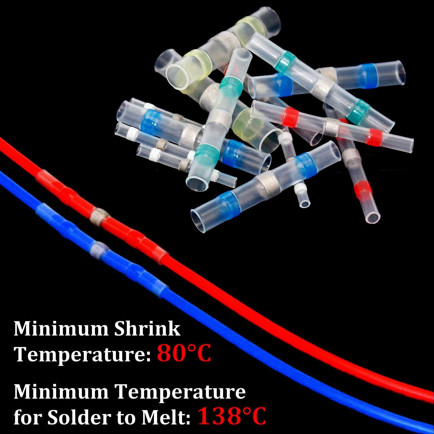 340/50Pcs Solderstick Waterproof Solder Wire Connector Kit Original Top Quality