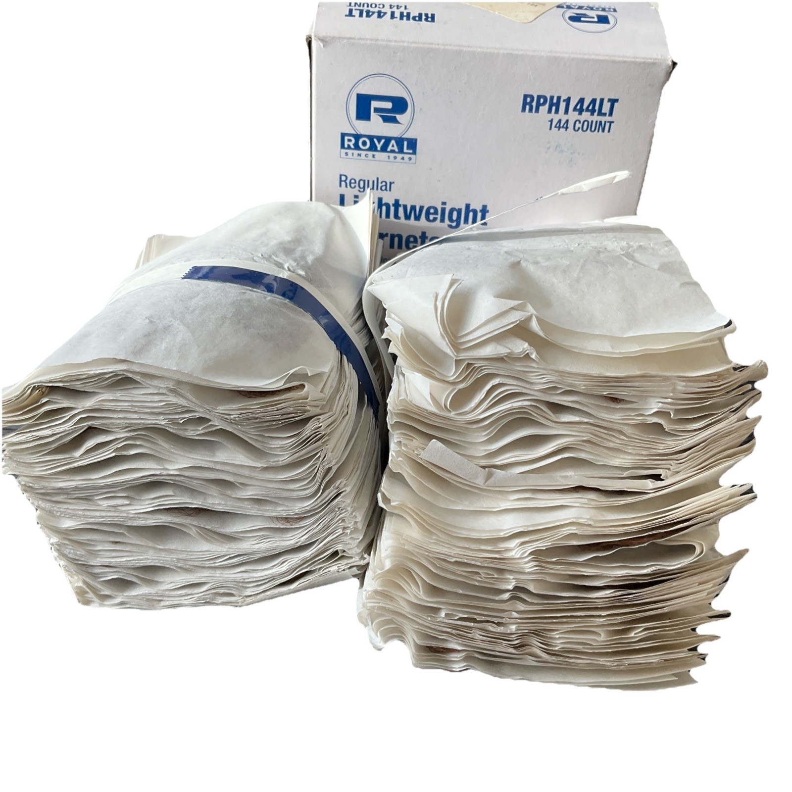 ROYAL Light Weight Hairnets Box Set 24" Light Brown Disposable Latex Free