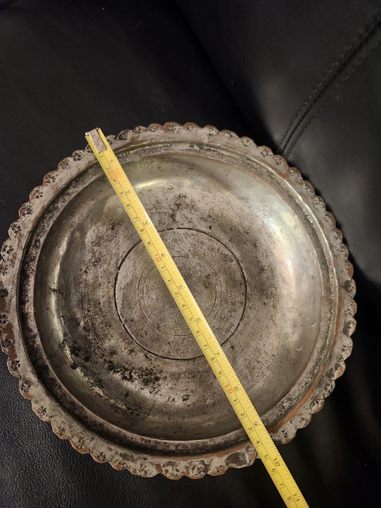 Vintage Turkish Copper Serving Dish
