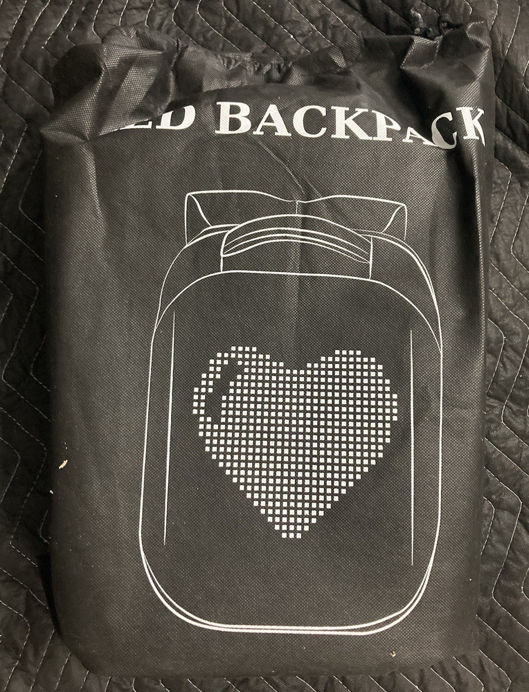 LED Backpack with Full-color screen, Laptop Backpack, DIY programming