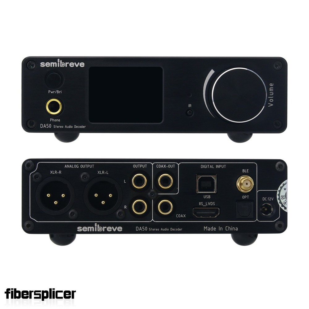 DA50 Stereo Audio Decoder Headphone Amp w/ AK4499EX & USB Interface Semibreve