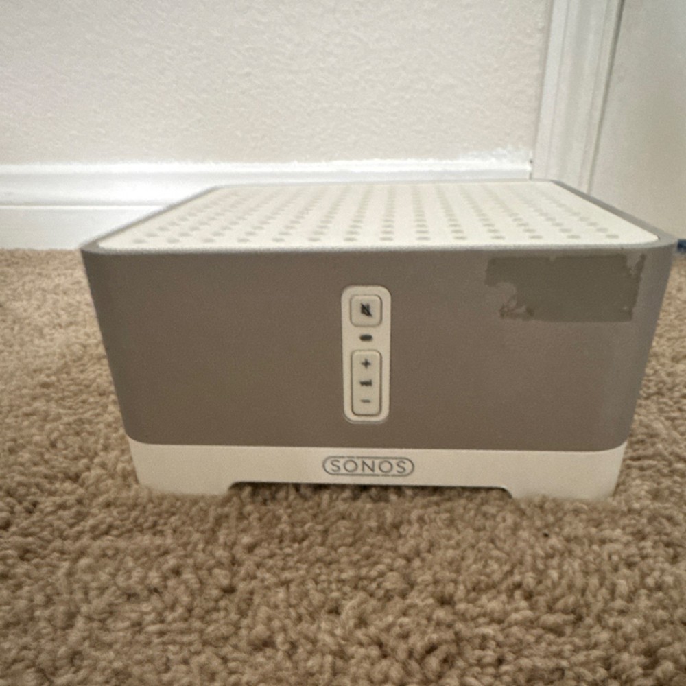 Sonos ZonePlayer ZP120 Multi Zone Amplifier 120W Class D White/Gray Digital