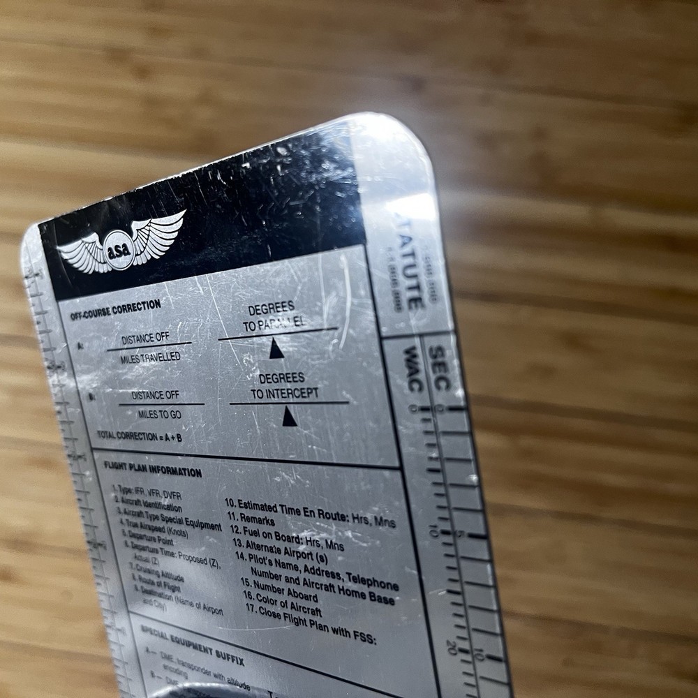 asa E6-B Flight Computer Preowned Metal