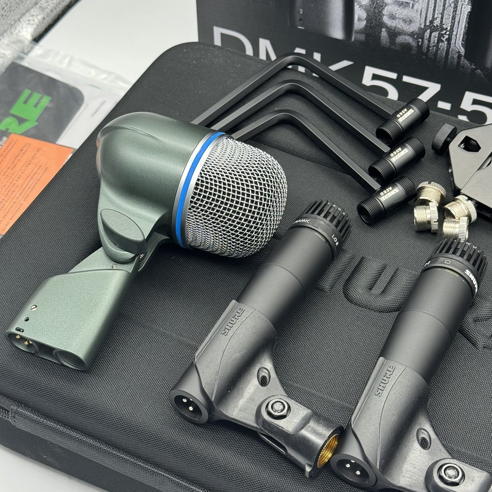 Shure Microphone DMK57-52 Wired Drum Dynamic Kit With Additional Bracket New