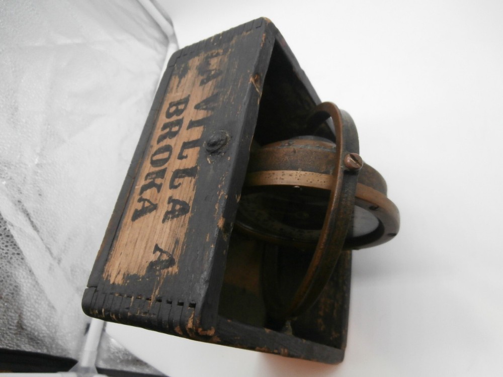 ANTIQUE STAR PATHFINDER COMPASS-BINNACLE "STAR COMPASS CO."