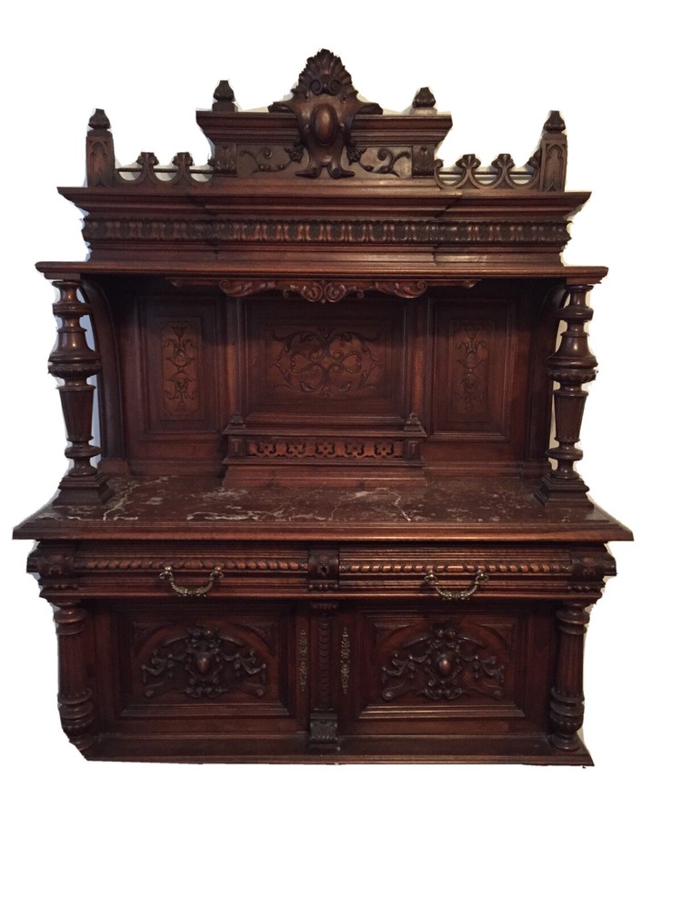 Antique Ornate Sideboard