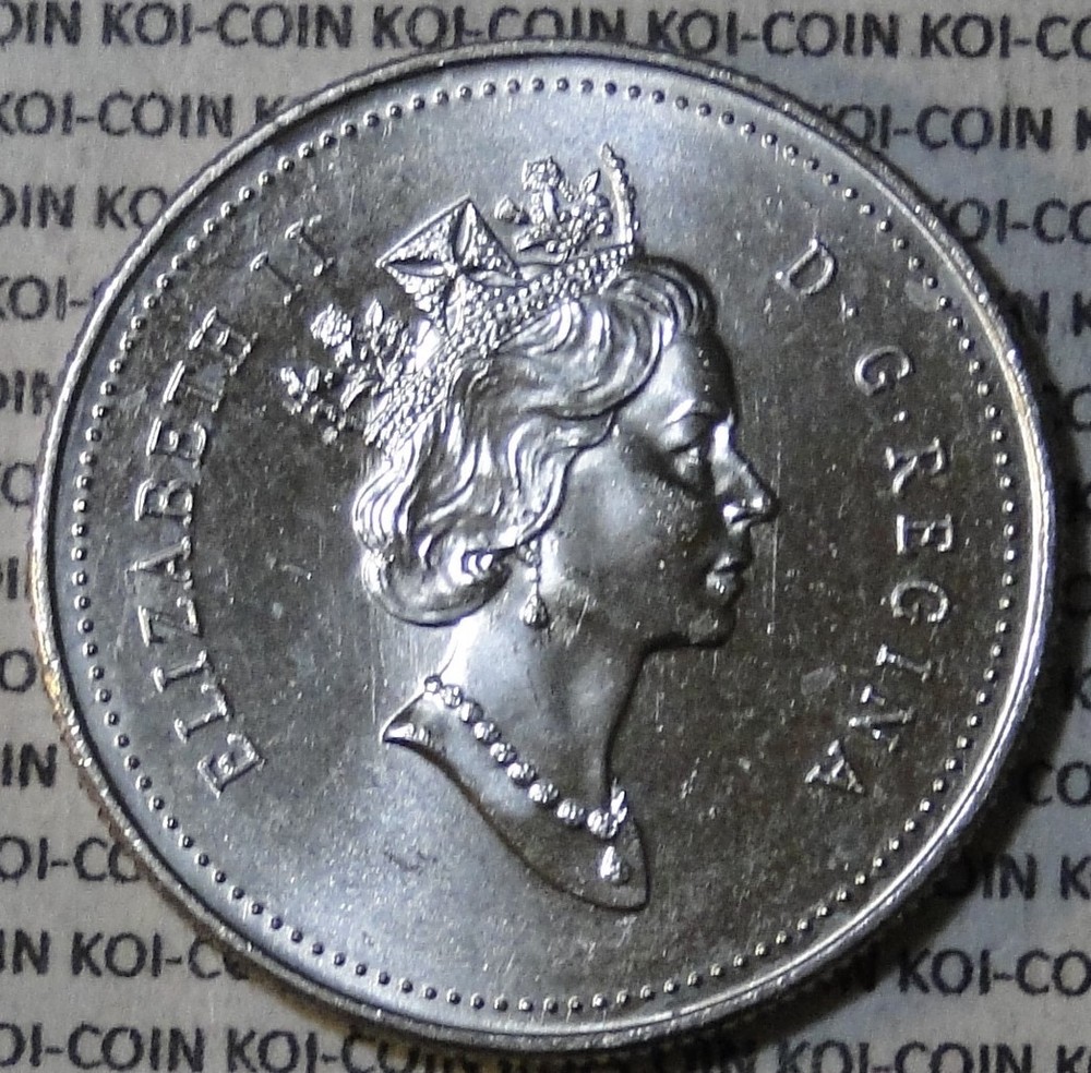 *ERROR*Filled Die*Canada 1867-1992 50c 50 cent half dollar coin