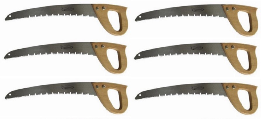 Green Thumb GT4348 Medium Duty Curved Branch Pruning Saws - 6 Pack