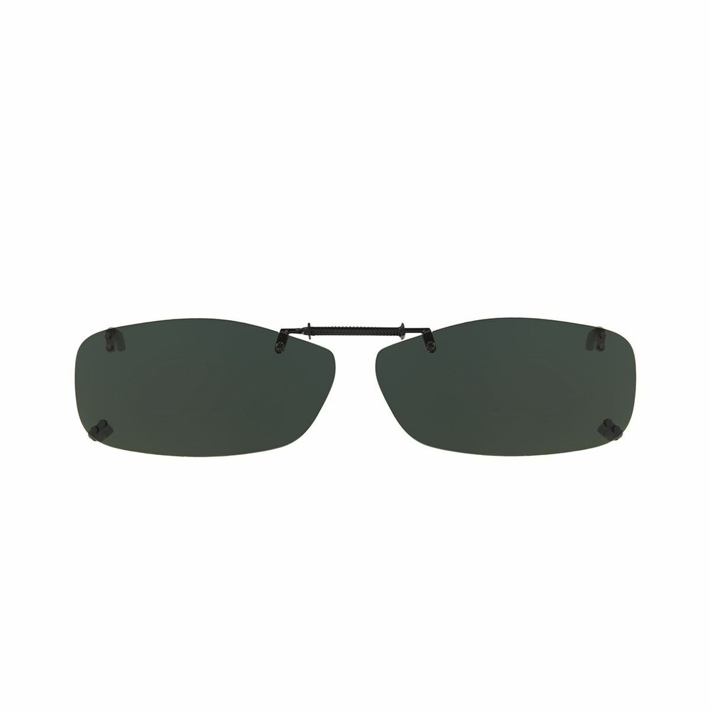 Solar Shield Clip-On Polarized Sunglasses, 51 REC B