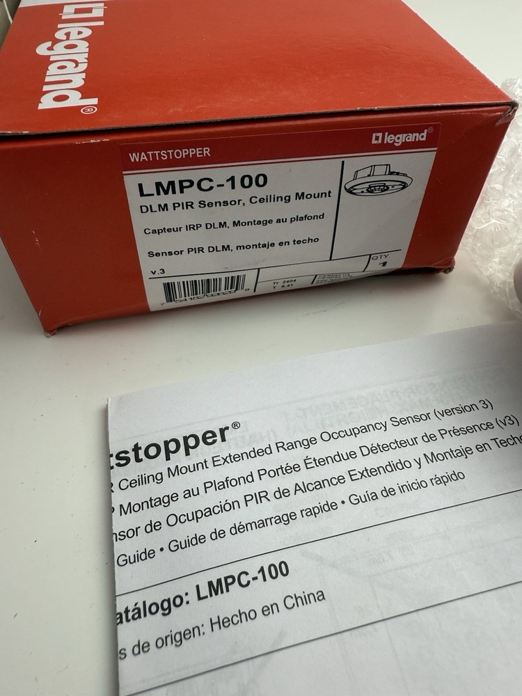 NEW Legrand Wattstopper LMPC-100 PIR Occupancy Sensor Ceiling Mount
