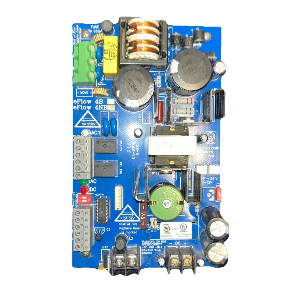 Altronix eFlow 4B / 4NB Power Supply & Battery Charger Board – Security / Access