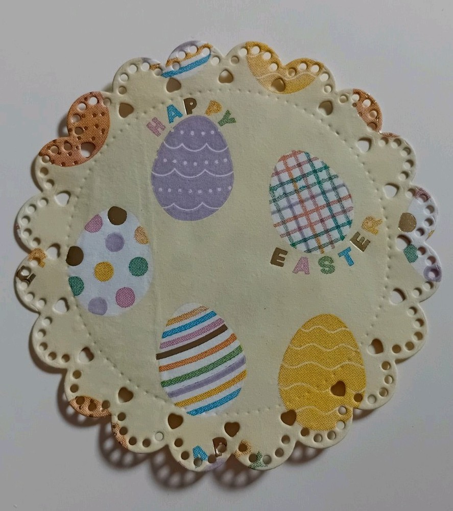 10 Easter Napkins-Coasters 10 Happy Easter Decorating Doilies 10.6cm