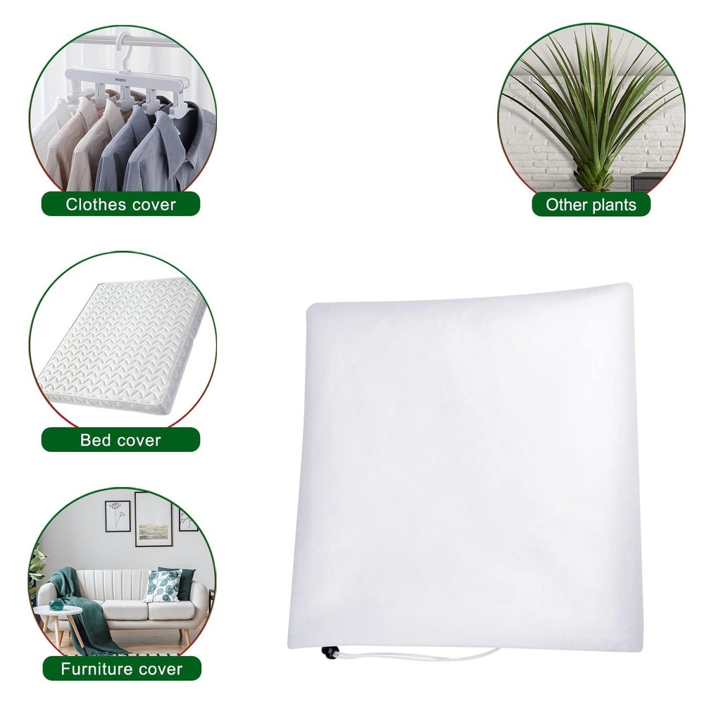 Onesing Christmas Tree Storage Bag 9FT x 4FT, White Dust-Proof Drawstring Chr...