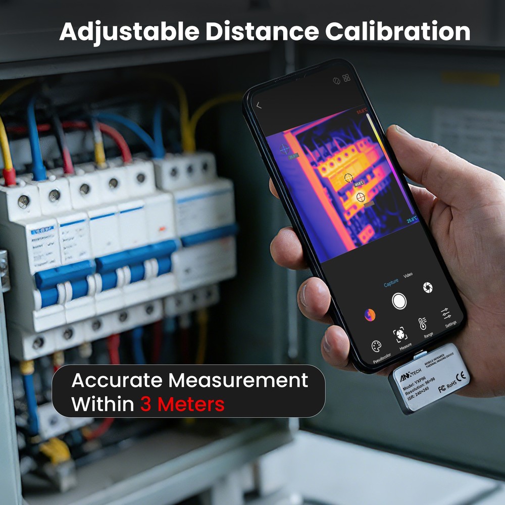 ANXTECH Infrared Thermal Imaging Camera TISR Resolution 240*240 for Android