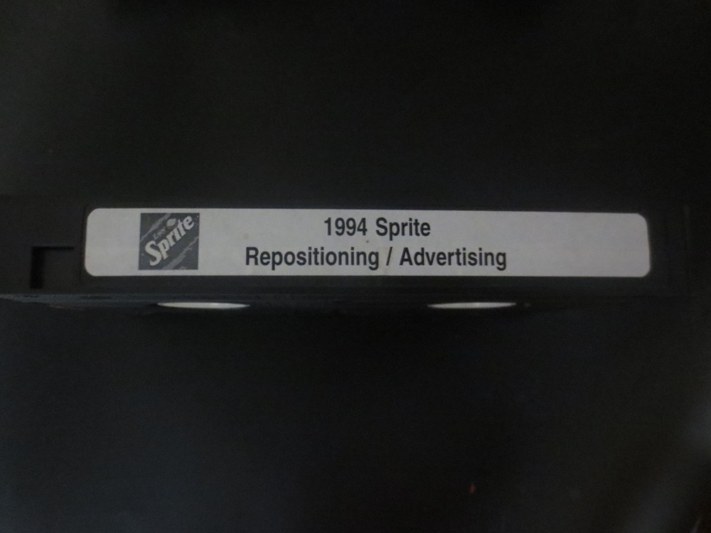 1994 SPRITE REPOSITIONING ADVERTISING VHS