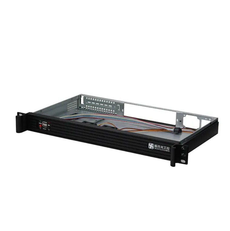 Ultra Short Depth 1U 19in Rack Mini ITX PC Computer Case Empty server chassis