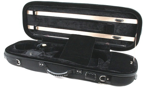 Euro-design Violin Oblong Rectangular Case 4/4 Full Size Combination Lock