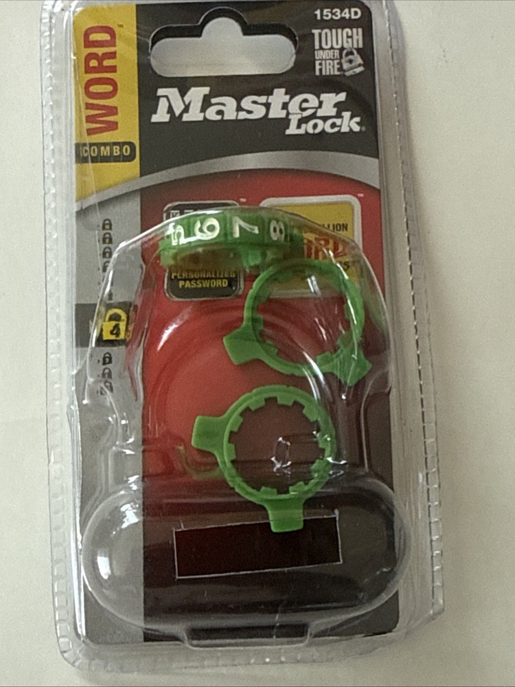 Master Lock Locker plastic combination lock body only