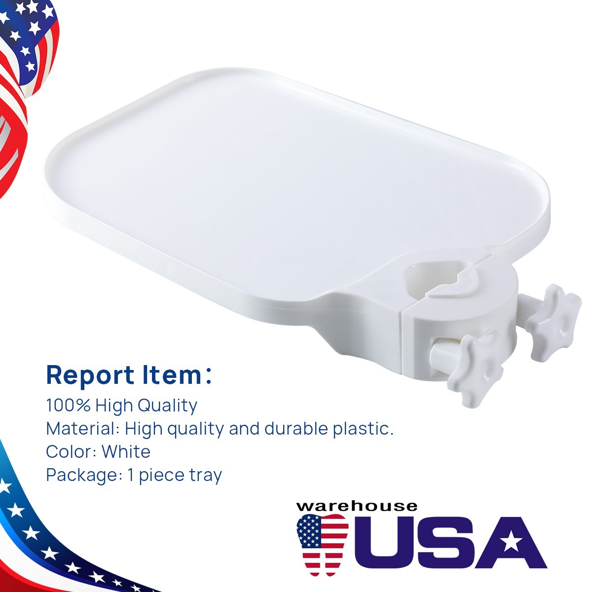 Medical TPC Pole Post Mount Utility Access Shelf Tray Table For Dental Chair