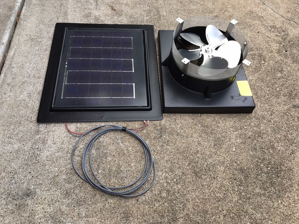 Solar Powered Attic Ventilator - Broan 353SOBK Gable Mount