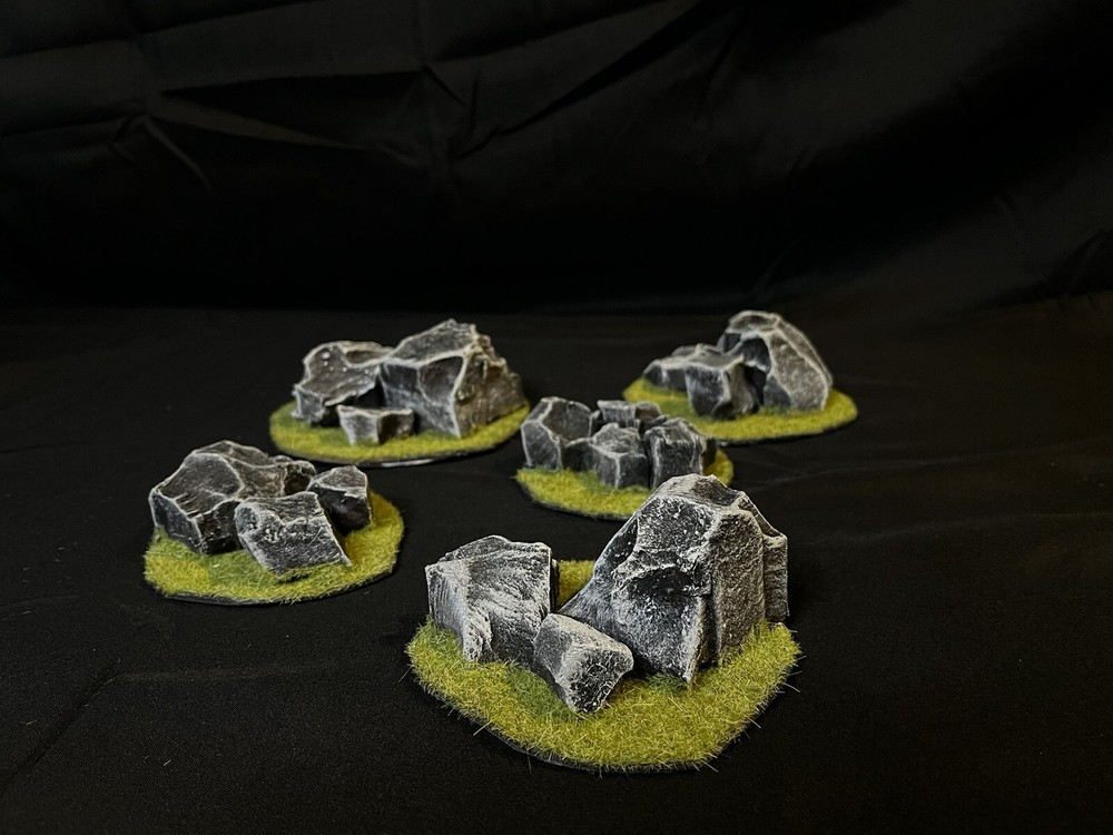 Wargaming Terrain Modular Grassy Hills Compatible With Warhammer 40k / Dnd