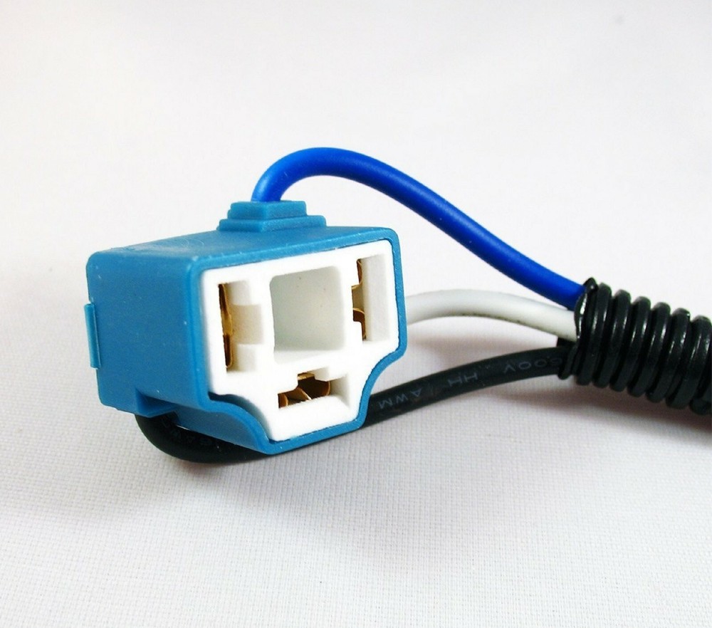 Splitter Wire Ceramic A H6054 Two Harness Head Light Replace Plug Socket Adapter