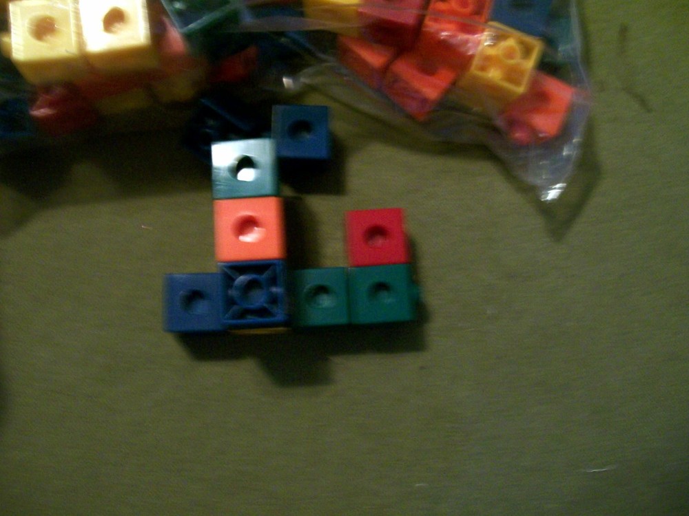 Educational Learning Unifix Math Plastic Snap Cubes 175+ Pieces