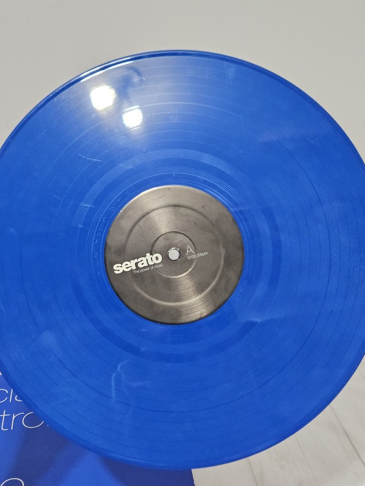 Serato Official Control Vinyl Blue 12 Inch Single Tested