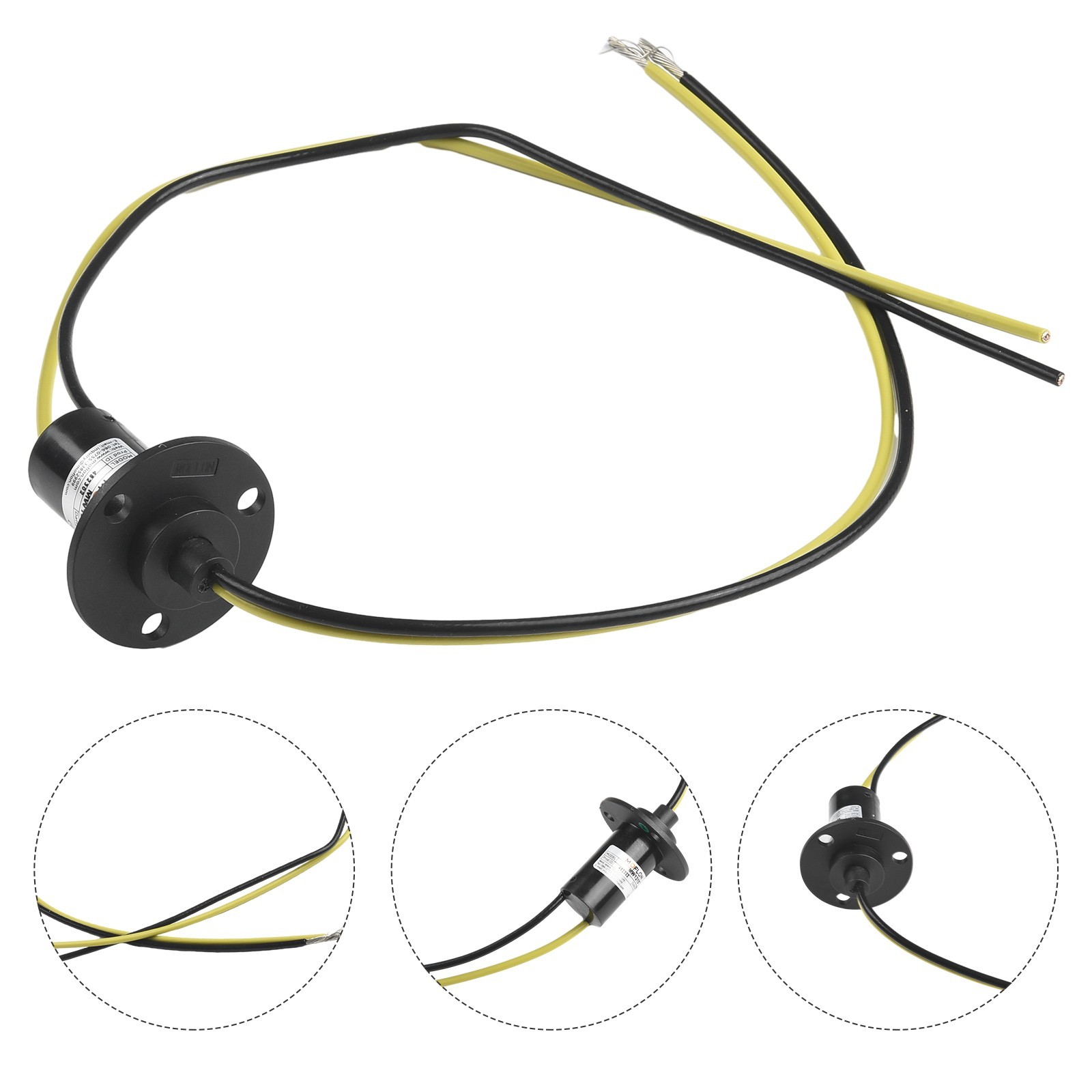 2-Wires 30A✅Electrical Slip Ring Collector Ring Wind Turbine Generator Slip Ring