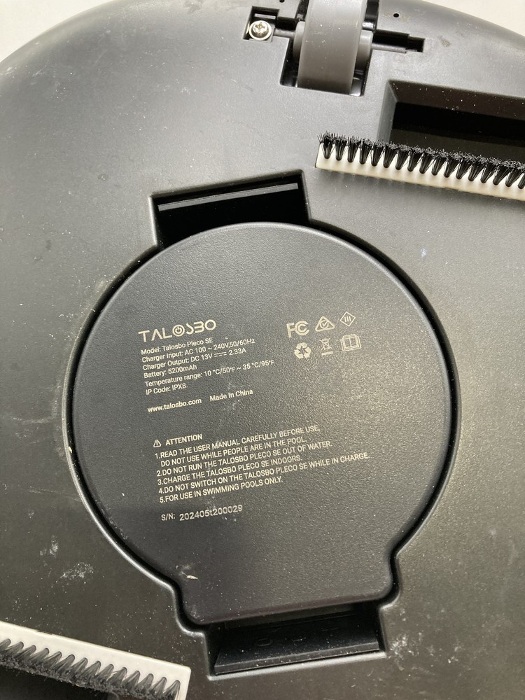 TALOSBO CORDLESS ROBOTIC POOL CLEANER - GRAY/BLACK