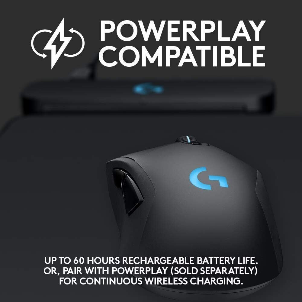 Logitech G703 RGB HERO 25K Sensor Lightspeed Wireless Gaming Mouse