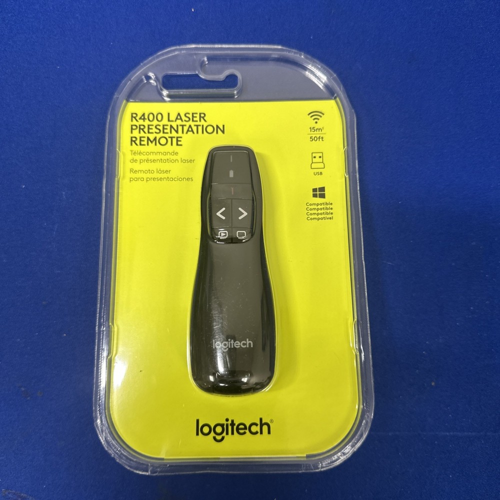 Logitech R400  Presentation Remote New