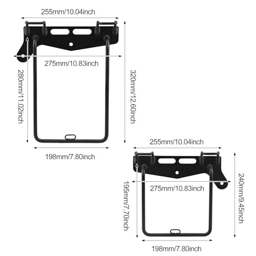 Saddle Bag Support Brackets Motorcycle Side Eliminator SE 500(Left and Right)