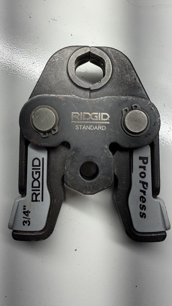 RIDGID ProPress Standard Press Tool Jaw 3/4 in Copper Pipe Fitting Attachment