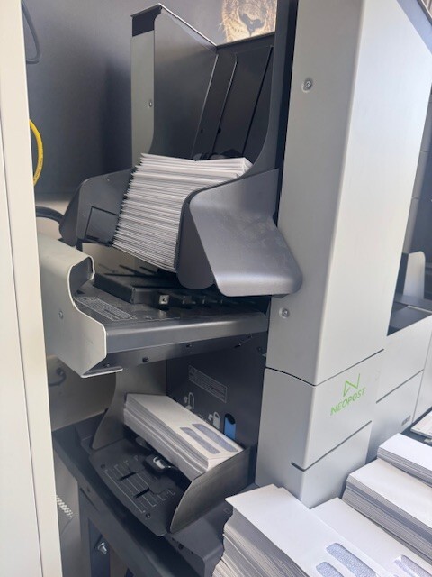 Used Neopost/Quadient DS-95i Folder Inserter – High-Performance, Fully Loaded