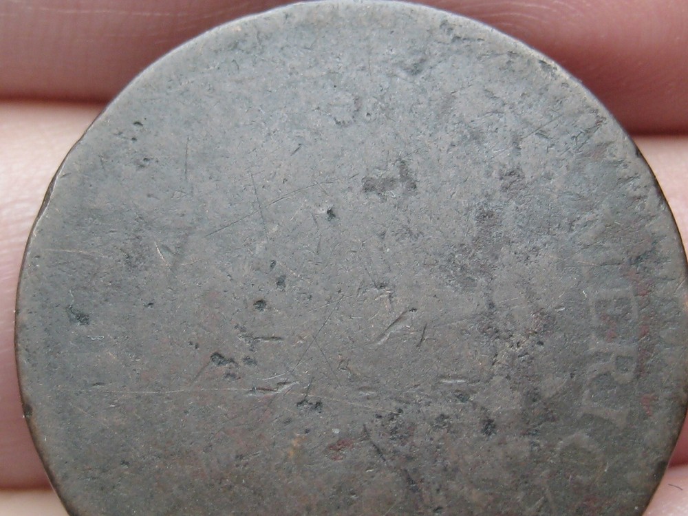 1796 Draped Bust Large Cent Penny- About Good Details