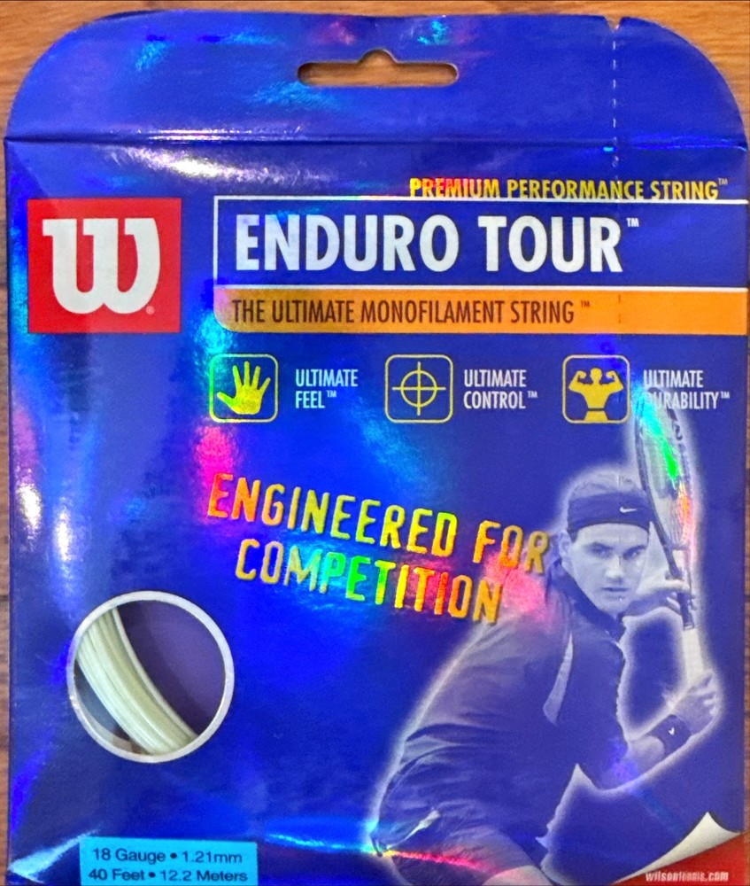 Wilson Enduro Tour Tennis String - 18 Guage