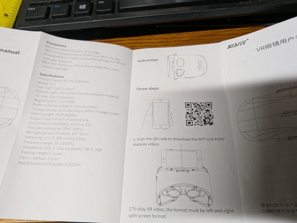 3D VR Glasses Virtual Reality Glasses VR Headset IMMERSIVE VISUAL EXPERIENCE