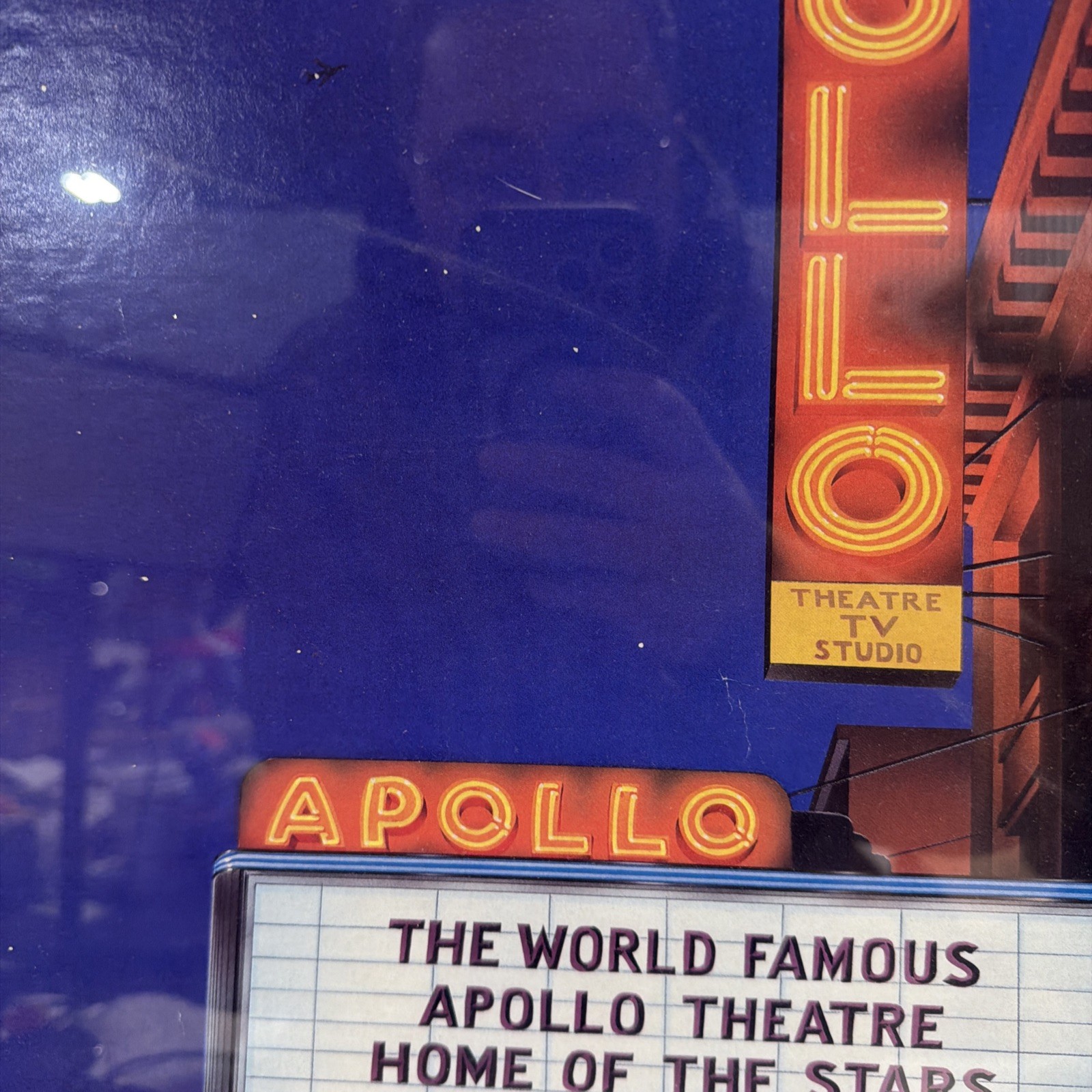 Vintage Framed 21,5x26’’ The Apollo Theatre Print Poster
