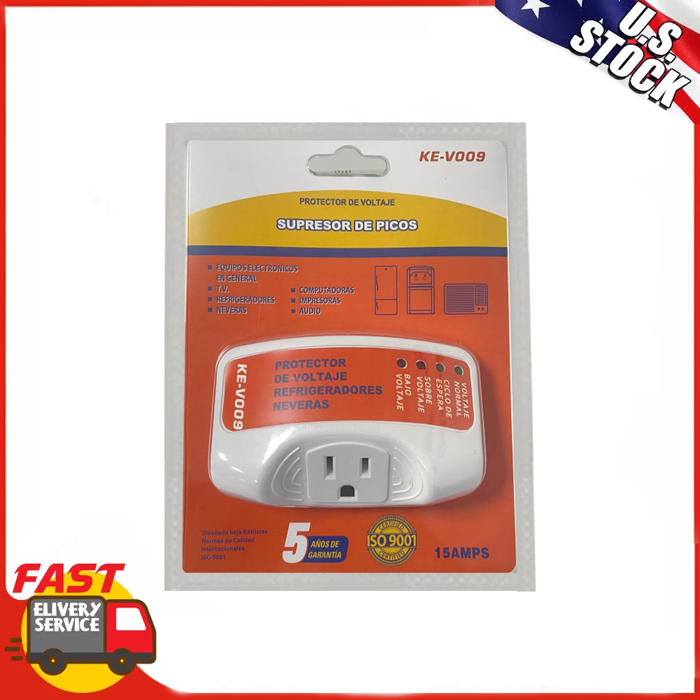 US Voltage Power Surge Protector 120V Refrigerator Brownout Appliance