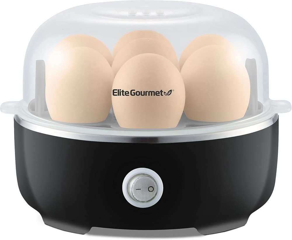 Compact Easy Egg Cooker – Perfectly Cook 7 Eggs Soft, Medium, Hard Boiled