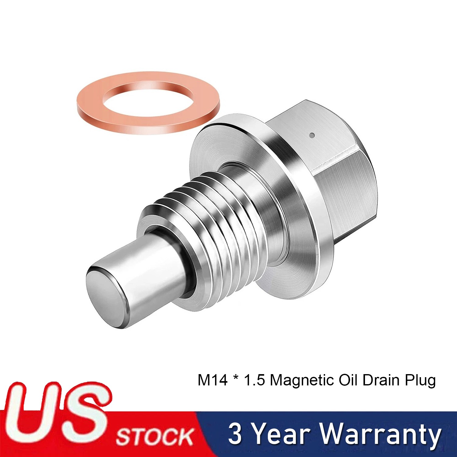 For Honda Acura Engine Magnetic Oil Drain Plug Screw Nut Bolt Sumps M14x1.5