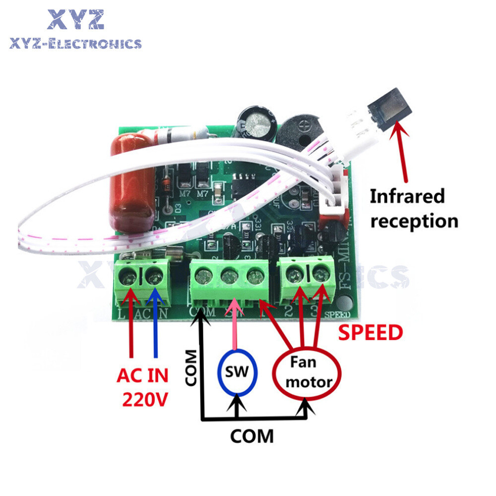 Universal Fan Remote Control Modified Board Circuit Board Control Board Module