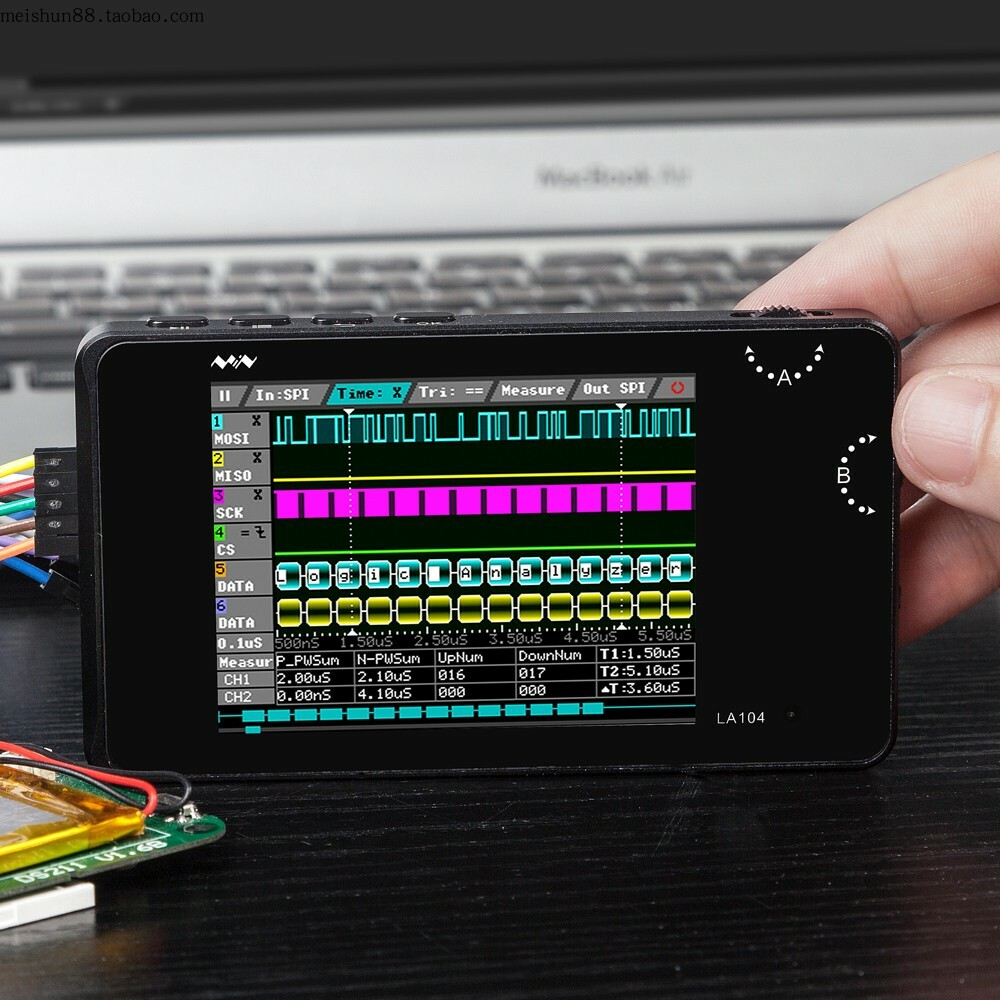 LA104 Logic Analyzer 4 Channel 100MHz Sampling Rate DHP DebuggingHelPer